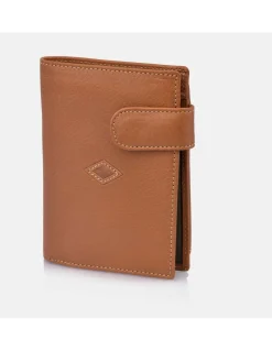 CROSS Cartera de hombre piel multicolor con monedero y cierre