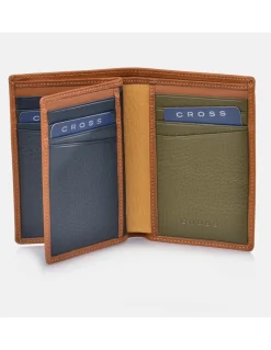 CROSS Cartera de hombre piel multicolor