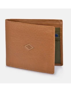 CROSS Cartera de hombre piel tipo americano con monedero multicolor