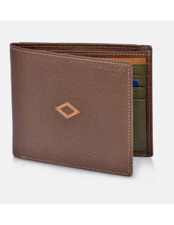 CROSS Cartera de hombre piel tipo americano con monedero multicolor