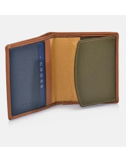 CROSS Monedero de hombre piel multicolor