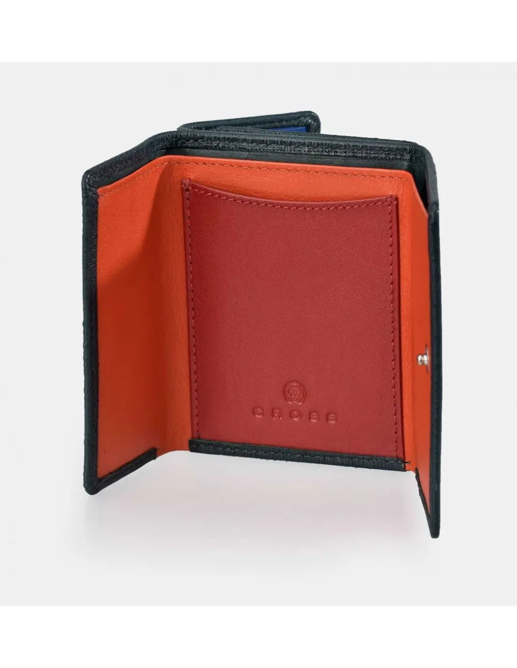 CROSS monedero de hombre piel grabada