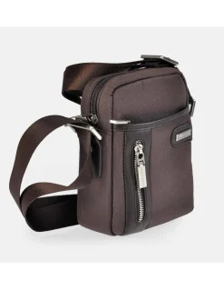DAVILETTO Bolso bandolera ancha para hombre en Nylon