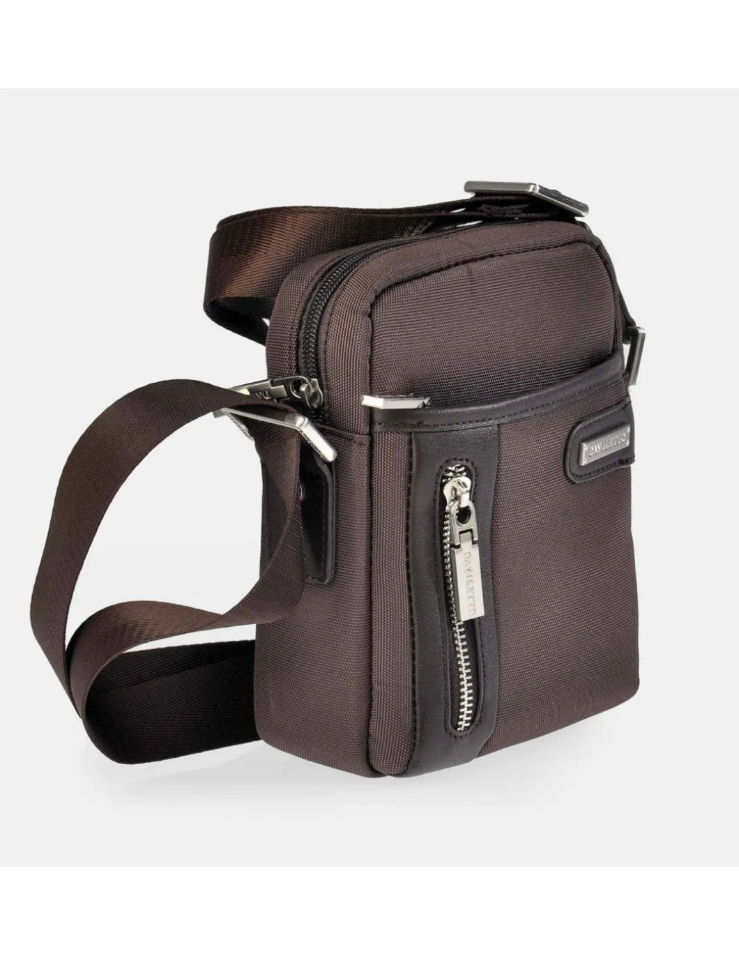 DAVILETTO Bolso bandolera ancha para hombre en Nylon