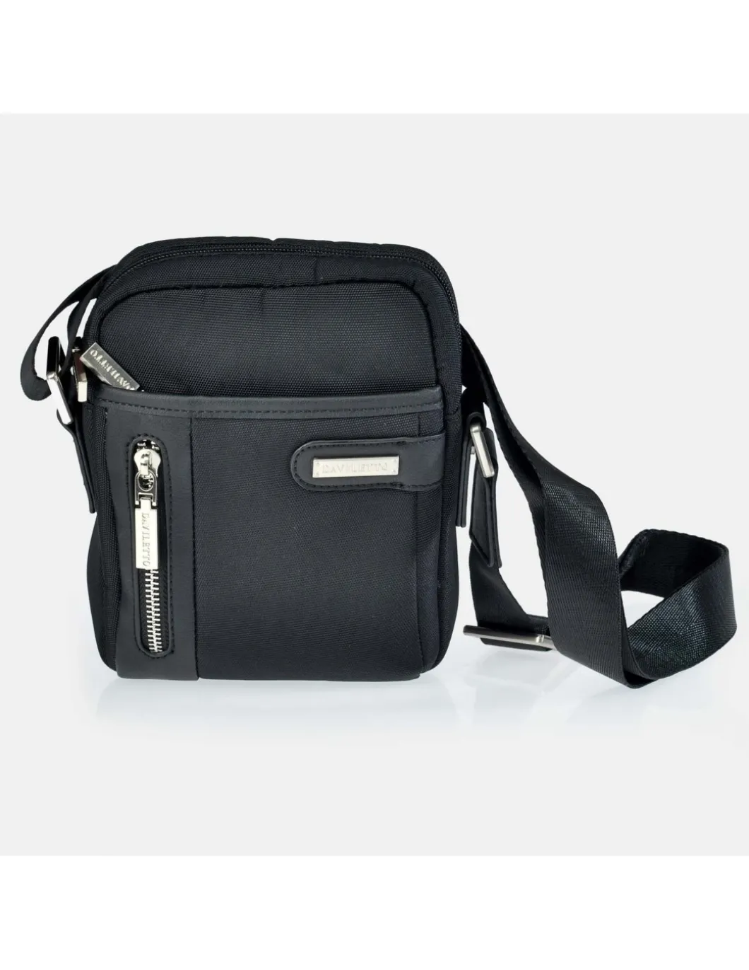 DAVILETTO Bolso bandolera ancha para hombre en Nylon