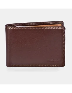 DAVILETTO cartera para hombre en piel colores tipo americano con monedero