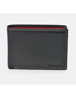 DAVILETTO Cartera americano de piel para hombre con monedero interior colores
