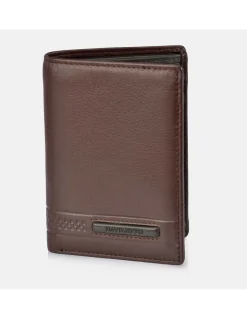 DAVILETTO Cartera de hombre en piel suave con estuche de regalo