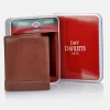 DAVILETTO Cartera de hombre en piel con tarjetero y estuche de regalo