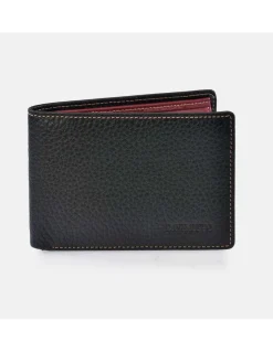 DAVILETTO Cartera de hombre en piel tipo americano con monedero