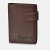 DAVILETTO Cartera grande para hombre de piel con monedero y estuche de regalo