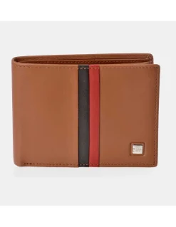 DAVILETTO Cartera grande para hombre en piel con monedero tipo americano