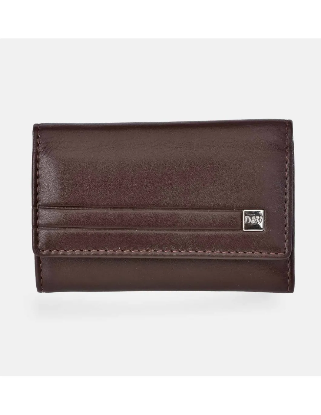 DAVILETTO Llavero con mosquetón para hombre en piel suave