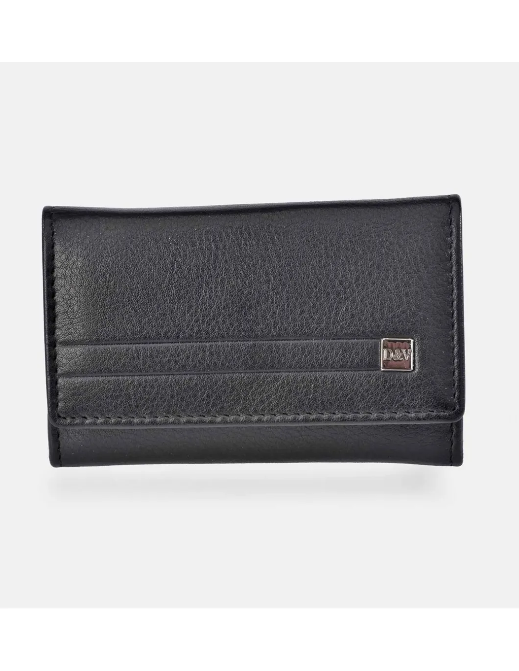 DAVILETTO Llavero con mosquetón para hombre en piel suave
