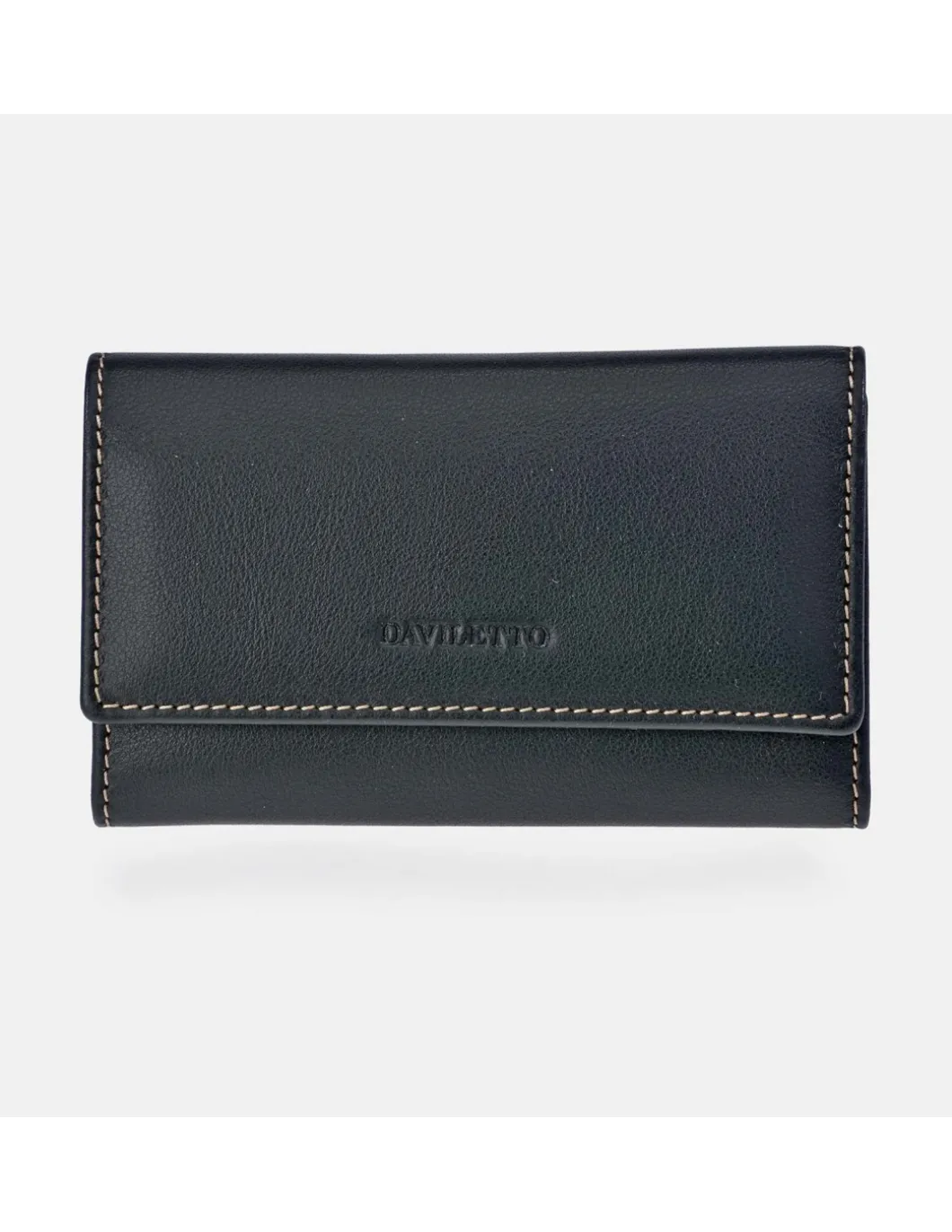 DAVILETTO Llavero para hombre en piel con 6 ganchos