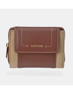 DAVILETTO monedero billetero mini para mujer en piel colores