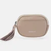 DAVILETTO monedero cremallera mini para mujer en piel grano