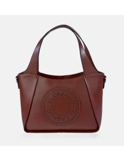 EL CABALLO bolso de hombro Hobo para mujer piel Napa