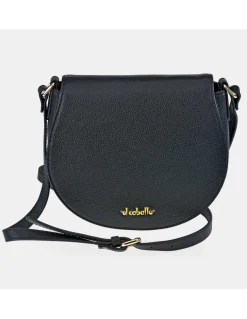 EL CABALLO bolso piel con bandolera y solapa para mujer
