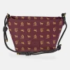 EL CABALLO bolso bandolera para mujer en símil piel grabado