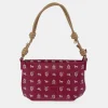 EL CABALLO Bolso bandolera con cremallera grabado para mujer en sintético y piel
