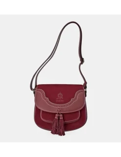 EL CABALLO Bolso bandolera gran solapa Mujer piel Serraje