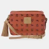 EL CABALLO bolso bandolera cuadrado para mujer en calidad logo estampado sintético