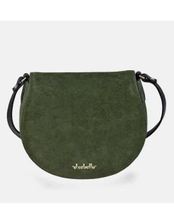 EL CABALLO Bolso bandolera con solapa para mujer en piel Serraje