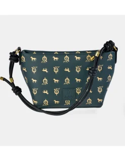 EL CABALLO bolso bandolera para mujer en símil piel grabado