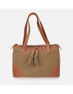 EL CABALLO Bolso bowling para Mujer Piel Serraje