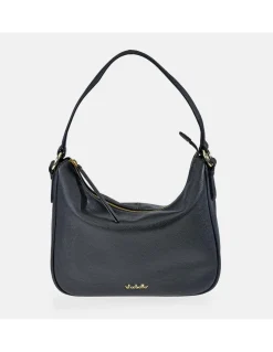 EL CABALLO Bolso de hombro de señora en piel con bandolera extraíble