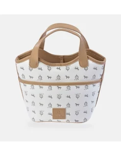 EL CABALLO bolso de mano con bandolera para mujer en calidad logo estampado sintético