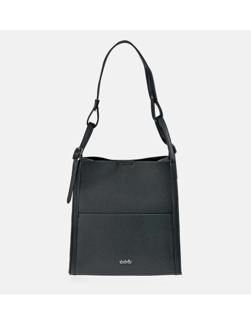 EL CABALLO bolso shopper en símil piel grano para mujer