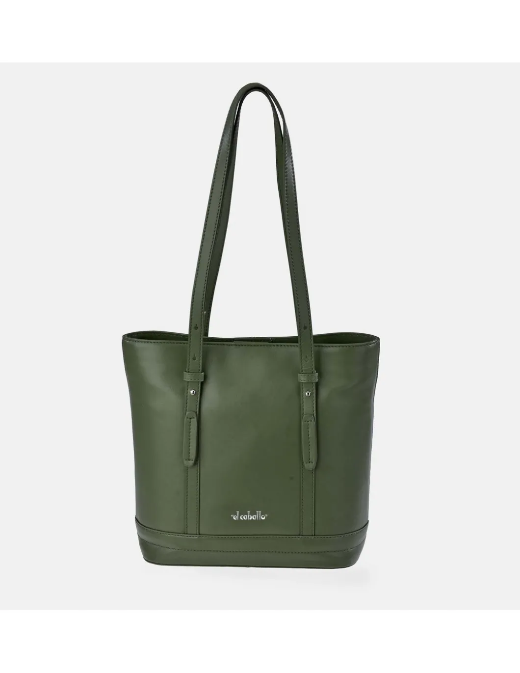 EL CABALLO bolso shopper en piel Napa para mujer con bolsa interior