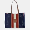 EL CABALLO Bolso shopping de mujer en material sintético combinado