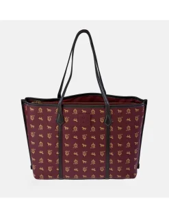 EL CABALLO bolso tote en piel sintética grabada para mujer