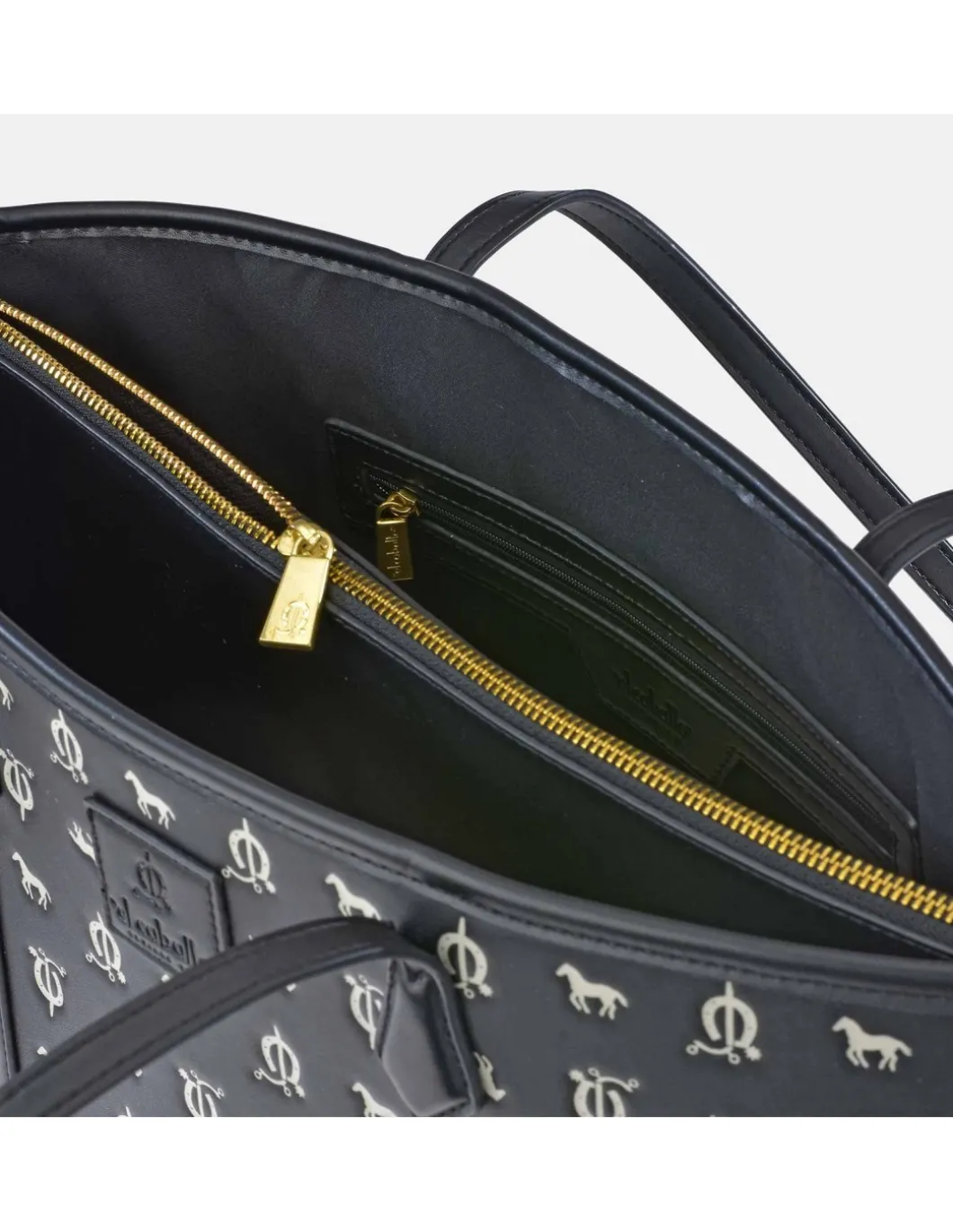 EL CABALLO bolso tote en piel sintética grabada para mujer