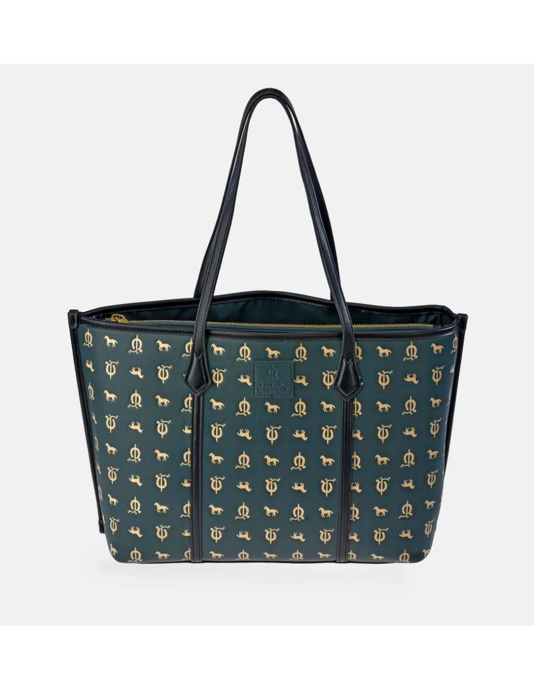 EL CABALLO bolso tote en piel sintética grabada para mujer