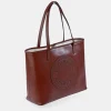 EL CABALLO bolso tote Napa perforado para mujer