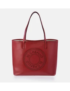 EL CABALLO bolso tote Napa perforado para mujer