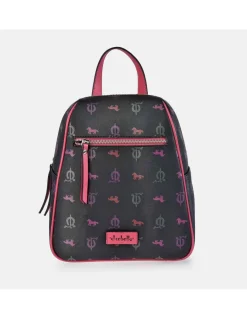 EL CABALLO Mochila Cremallera Mujer Piel Lona