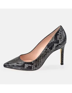 GUY LAROCHE Zapato de tacón para mujer piel grabado Serpiente