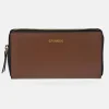 GUY LAROCHE Billetero grande con cremallera para mujer en piel