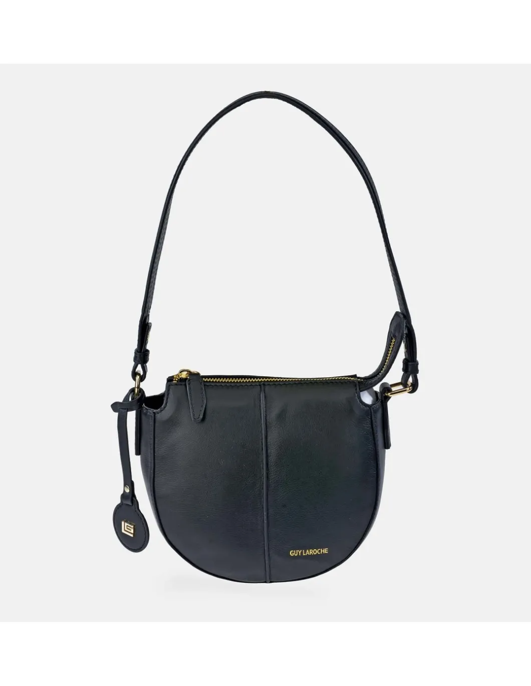 GUY LAROCHE bolso bandolera pequeño para mujer en piel con asa larga Negro