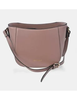 GUY LAROCHE bolso bandolera con cremallera en piel suave para mujer