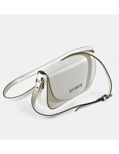 GUY LAROCHE Bolso bandolera de piel con solapa para mujer