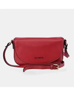 GUY LAROCHE Bolso bandolera de piel con solapa para mujer