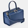 GUY LAROCHE Bolso de mano con dos bandoleras para mujer en piel con cremalleras
