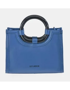 GUY LAROCHE Bolso de mano mini tote en piel y asas de aro para mujer
