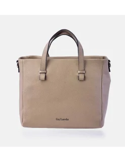 GUY LAROCHE Bolso de mano grande con bandolera en piel para mujer